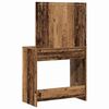 vidaXL Dressing Table Old Wood 78.5 x 41 x 135 cm Engineered wood