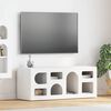 vidaXL TV Cabinet White 100 x 35 x 40 cm Engineered Wood