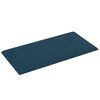 vidaXL Wall Headboard 12 pcs Blue 30 x 15 cm Velvet