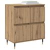 vidaXL Storage Cabinet 3 pcs Artisan Oak 60 x 35 x 70 cm