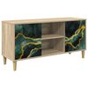 vidaXL TV Cabinet WIJHE 102 x 33 x 50 cm Sonoma Engineered Wood
