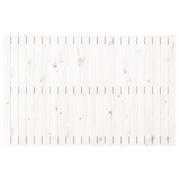 vidaXL Wall Headboard White 140x3x90 cm Solid Wood Pine