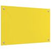 vidaXL Kitchen Backsplash Yellow 80 x 50 x 0.6 cm Tempered Glass