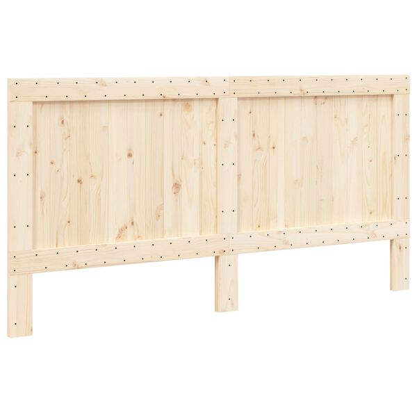 vidaXL Headboard 200x104 cm Solid Wood Pine