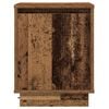 vidaXL Bedside Cabinet Old Wood 39 x 34.5 x 50 cm Engineered wood