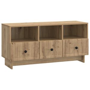 vidaXL TV Cabinet Artisan Oak 102 x 34.5 x 50 cm Engineered Wood