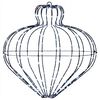 vidaXL Christmas Finial Light 192 LEDs Cold White Dia. 40 x 40 cm