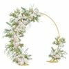 vidaXL Wedding Arch Gold 220 x 45 x 200 cm Steel