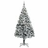 vidaXL Christmas Tree with 300 LEDs with Stand White 300 cm PVC