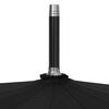 vidaXL Umbrella Automatic Black 120 cm