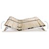 vidaXL Slatted Bed Base without Mattress with 28 Slats 7 Zones 140x200 cm