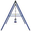 vidaXL Outdoor Swing Set with Swings and Disc Swing