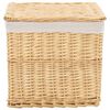 vidaXL 6 Piece Nesting Basket Set Natural Willow