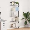 vidaXL Bookshelf Grey sonoma 60 x 24 x 168 cm Engineered wood
