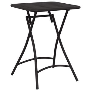 vidaXL Bistro Table Anthracite 55 x 55 x 72.5 cm Powder-coated Steel