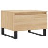 vidaXL Coffee Tables 2 pcs Sonoma Oak 50x46x35 cm Engineered Wood