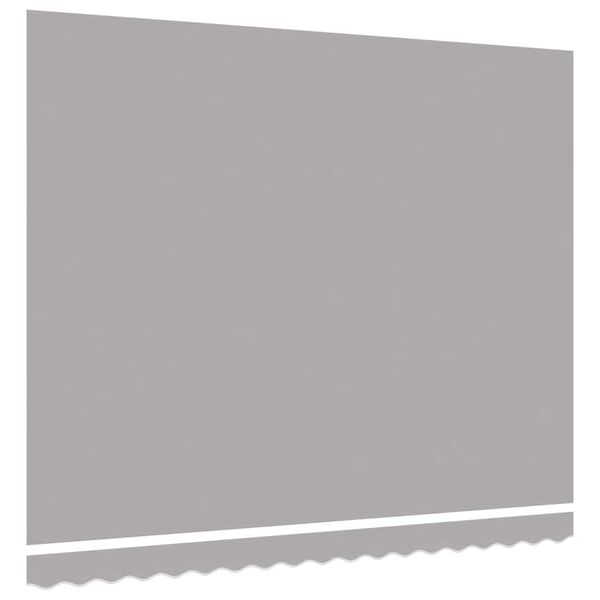 vidaXL Awning Replacement Fabric Light Grey 380 x 345 cm Polyester