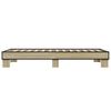 vidaXL Bed Frame without Mattress Sonoma Oak 75x190 cm Small Single