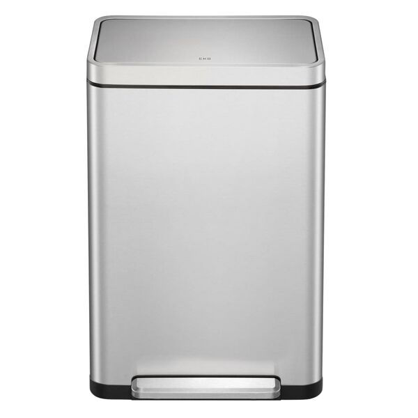 EKO Pedal Bin X-Cube 45 L Matte Silver