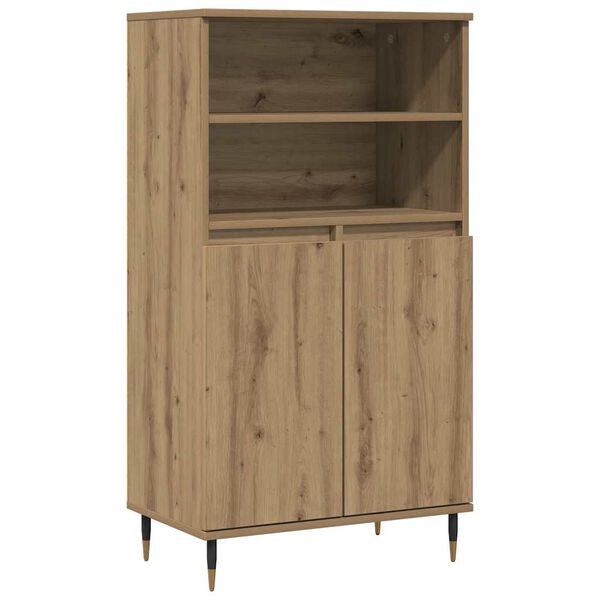 vidaXL Highboard Artisian Oak 60x36x110 cm Engineered Wood