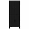 vidaXL Highboard Black Oak 69.5 x 34 x 180 cm Engineered Wood