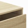 vidaXL Corner Chest of Drawers Sonoma Oak 60x41x76 cm Engineered Wood