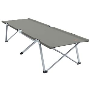 vidaXL Folding Camping Bed Grey 194 x 62.5 x 42.5 cm Oxford and Steel