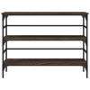 vidaXL Console Table Brown Oak 100x32x75 cm Engineered Wood