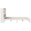 vidaXL Bookcase Bed without Mattress White 120x200cm Solid Wood Pine