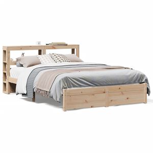 vidaXL Bed Frame with Headboard without Mattress 120x200 cm