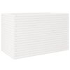 vidaXL Garden Planter White 110x60x68.5 cm Solid Wood Pine