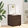 vidaXL Bathroom Cabinet Brown Oak 40.5 x 40 x 44 cm Engineered Wood