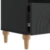 vidaXL TV Cabinet Black 102 x 34.5 x 50 cm Engineered Wood