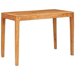 vidaXL Dining Table Brown 110 x 55 x 76 cm Solid Acacia Wood