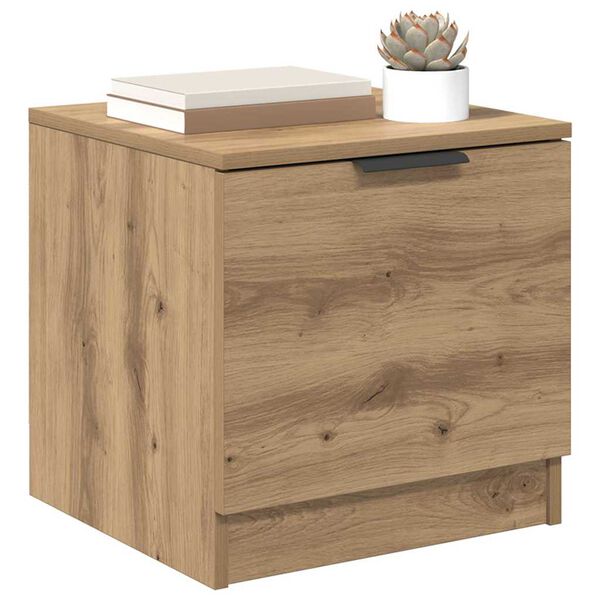 vidaXL Bed Cabinet 2 pcs Artisan Oak 40 x 39 x 40cm Engineered Wood