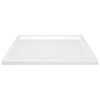 vidaXL Shower Base Tray with Dots White 80x100x4 cm ABS
