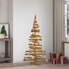 vidaXL Christmas Trees with Stand Brown 150 cm Solid pine wood