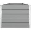 vidaXL Planter Light Grey 385 x 100 x 75 cm Galvanised Steel