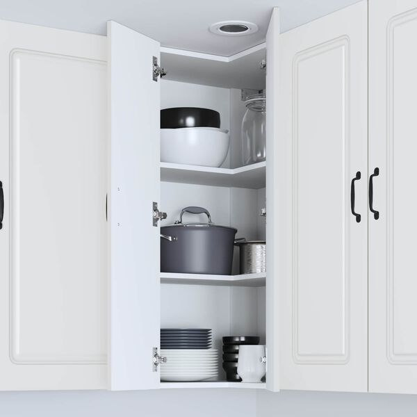 vidaXL Kitchen Cabinet Kalmar White 57 x 57 x 100 cm Engineered Wood