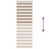 vidaXL Zebra Blind Sand Brown 90x200 cm Fabric Width 85.9 cm Polyester
