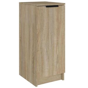 vidaXL Shoe Cabinet Sonoma Oak 30x35x70 cm Engineered Wood