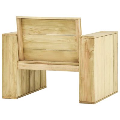vidaXL Garden Chair 89x76x76 cm Impregnated Pinewood