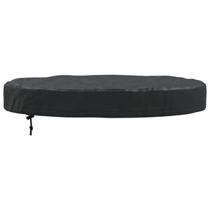 vidaXL Outdoor Table Cover Black 62 x 62 x 10 cm 420D Oxford Fbric