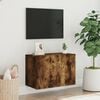vidaXL TV Cabinet Wall-mounted Smoked Oak 60x30x41 cm