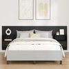 vidaXL Headboard with Cabinet 3 pcs Black Oak Engineered Wood