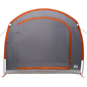 vidaXL Tent with Roof Grey and orange 268 x 240 x 191 cm Polyester