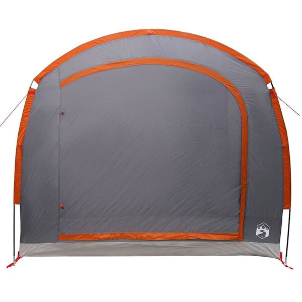 vidaXL Tent with Roof Grey and orange 268 x 240 x 191 cm Polyester