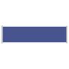vidaXL Patio Retractable Side Awning 600x160 cm Blue