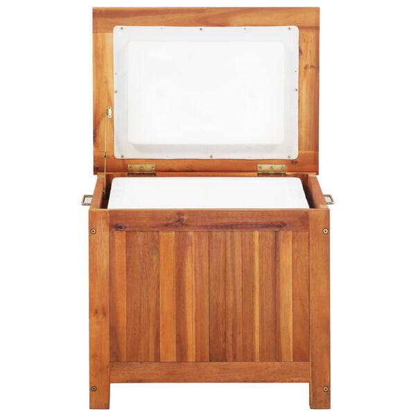 vidaXL Ice Box Solid Acacia Wood 63x44x50 cm