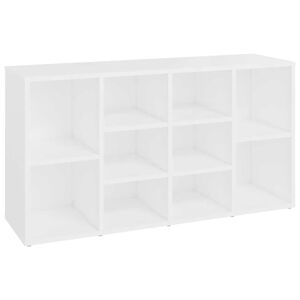 vidaXL Shoe Bench White 103x30x55 cm Engineered Wood